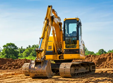 Гусеничный миниэкскаватор